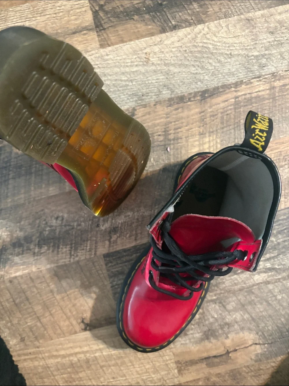Dr. Martens Kid/youth 5 or ladies 7 great winter Boots. No box .